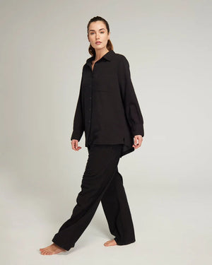 Nudea - Midi Shirt Black