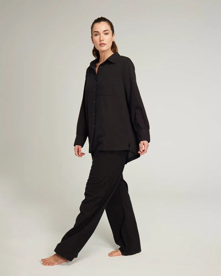 Nudea - Midi Shirt Black