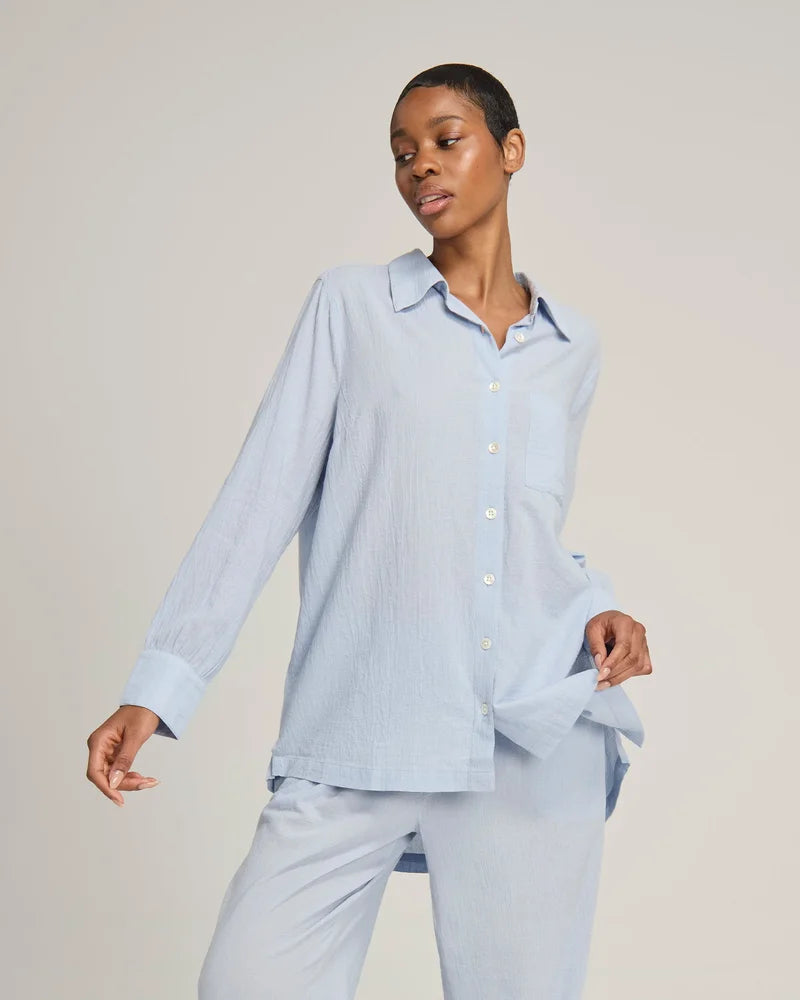 Nudea - Midi Shirt Sky