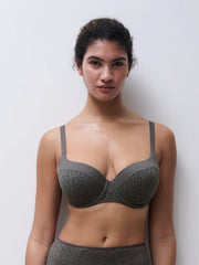 Chantelle EasyFeel - Norah Covering T-Shirt Bra Vert Argile