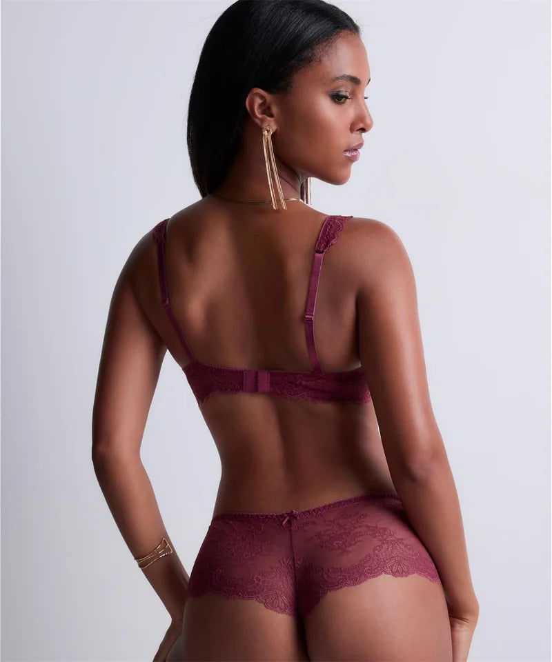 Aubade - Danse Des Sens Plunge Padded Bra Mulberry