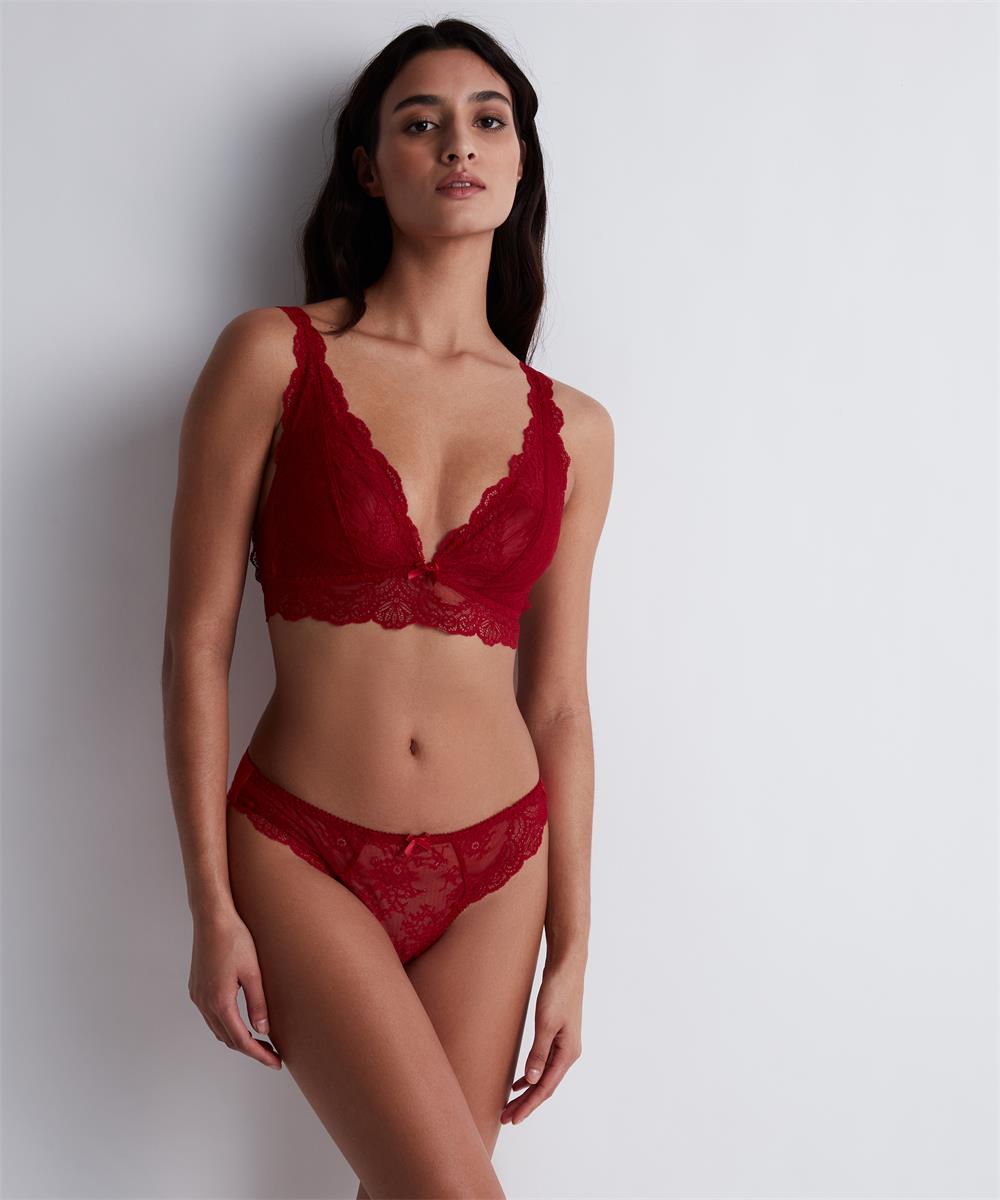 Aubade - Danse Des Sens Triangle Bra Irresistible Red