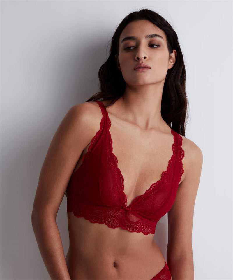 Aubade - Danse Des Sens Triangle Bra Irresistible Red
