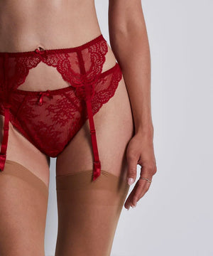 Aubade - Danse Des Sens Suspender-Belt Irresistible Red