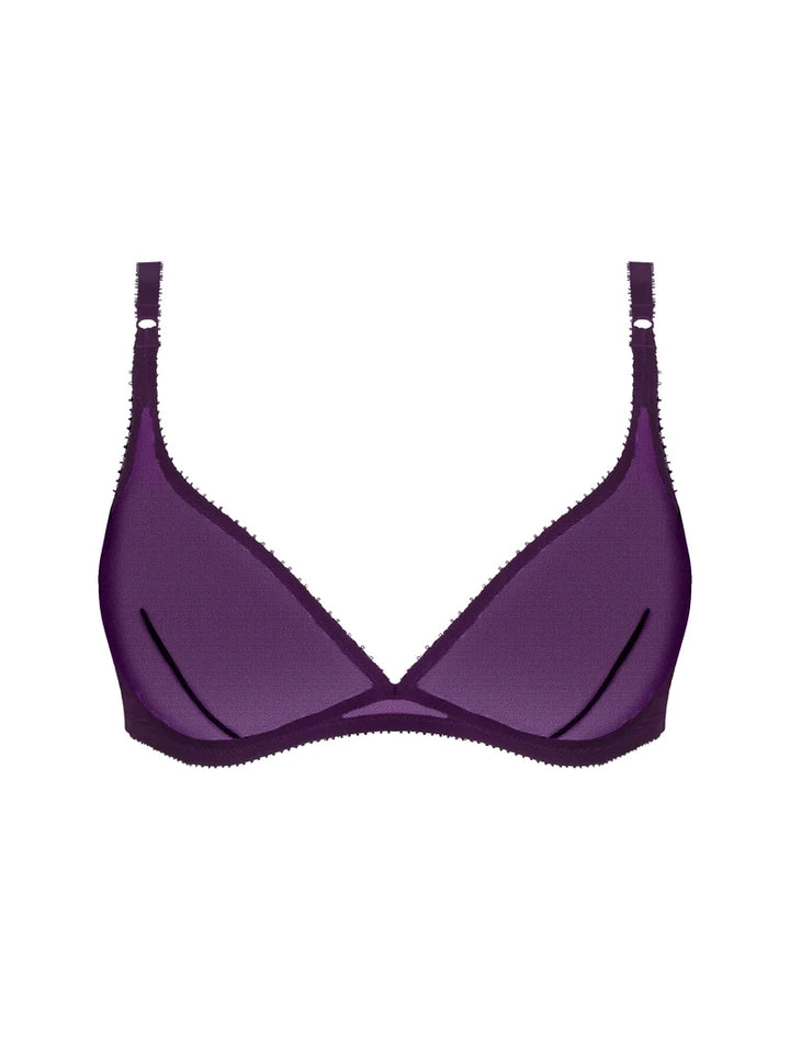 Lise Charmel - Revelation Beaute Wireless Triangle Bra Purple Desir