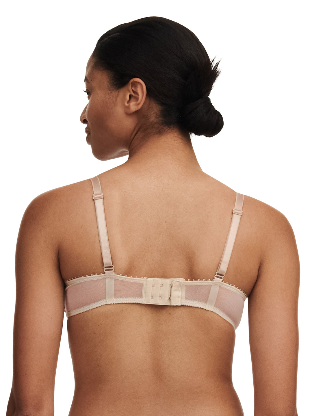 Passionata White Nights Push-Up Bra - Dune / Fluo Pink Push Up Bra Passionata 