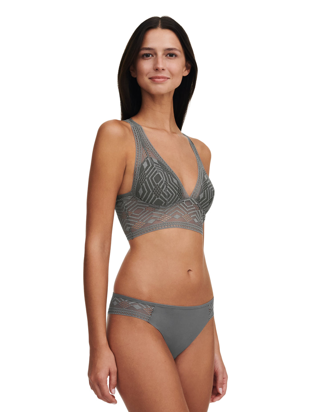 Passionata Ondine Tanga - Graphite Thong Passionata 