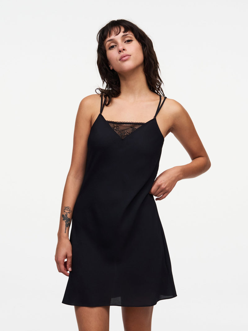 Passionata Maddie Nightdress - Black Nighty Passionata 