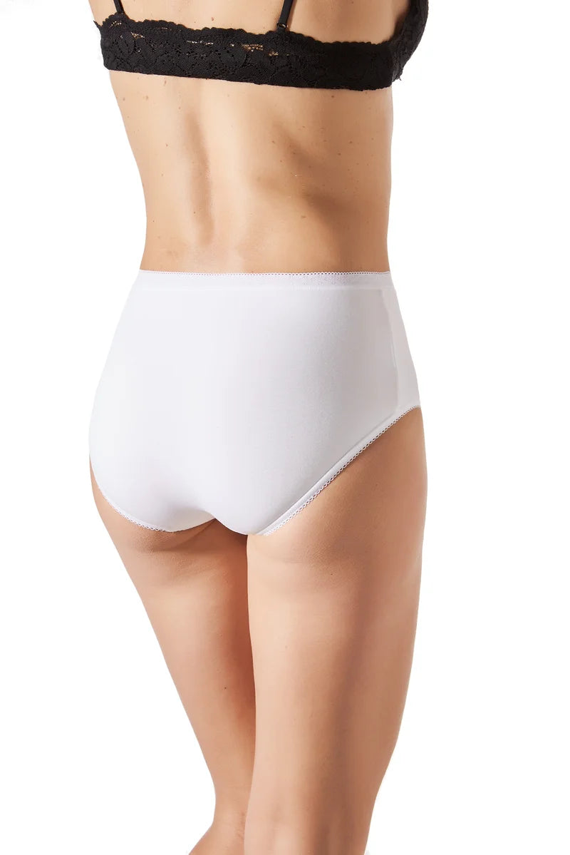 Janira - Esencial Midi Brief 2 Pack White