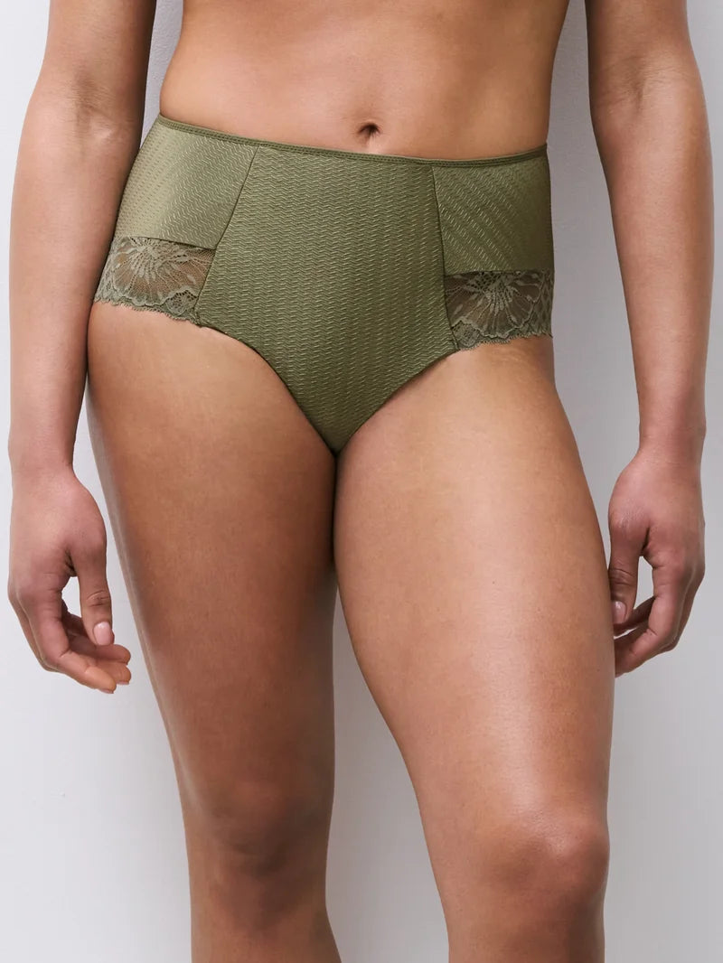 Chantelle - Sublime High-Waisted Support Full Brief Army Khaki