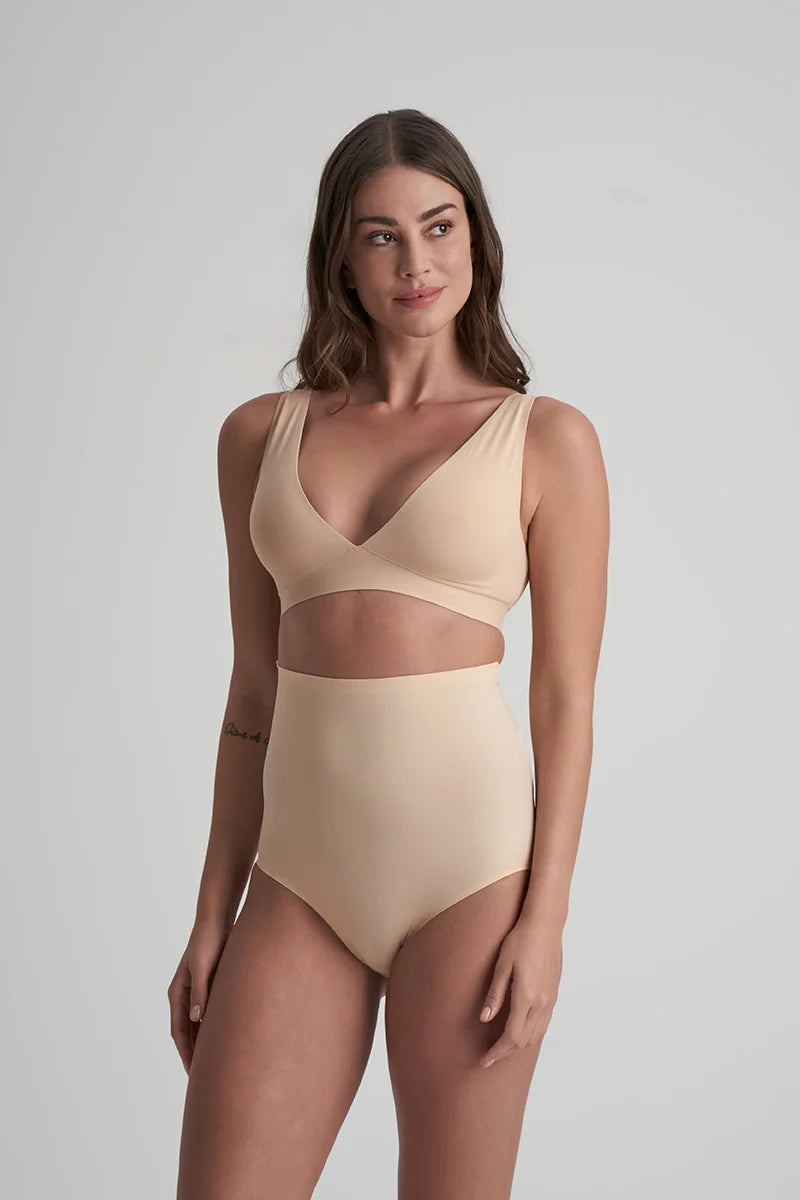 ByeBra - Bum Lifts & Underwear Padded Panties High Waist Beige