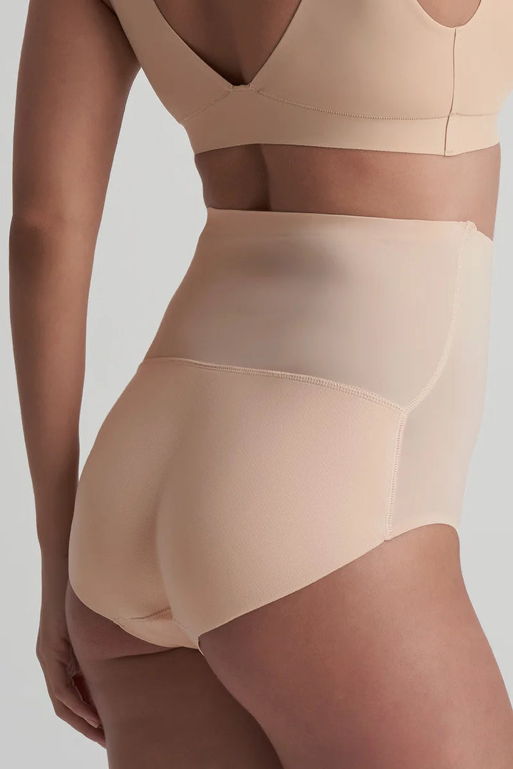 ByeBra - Bum Lifts & Underwear Padded Panties High Waist Beige