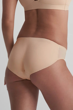 ByeBra - Bum Lifts & Underwear Padded Panties Low Waist Beige