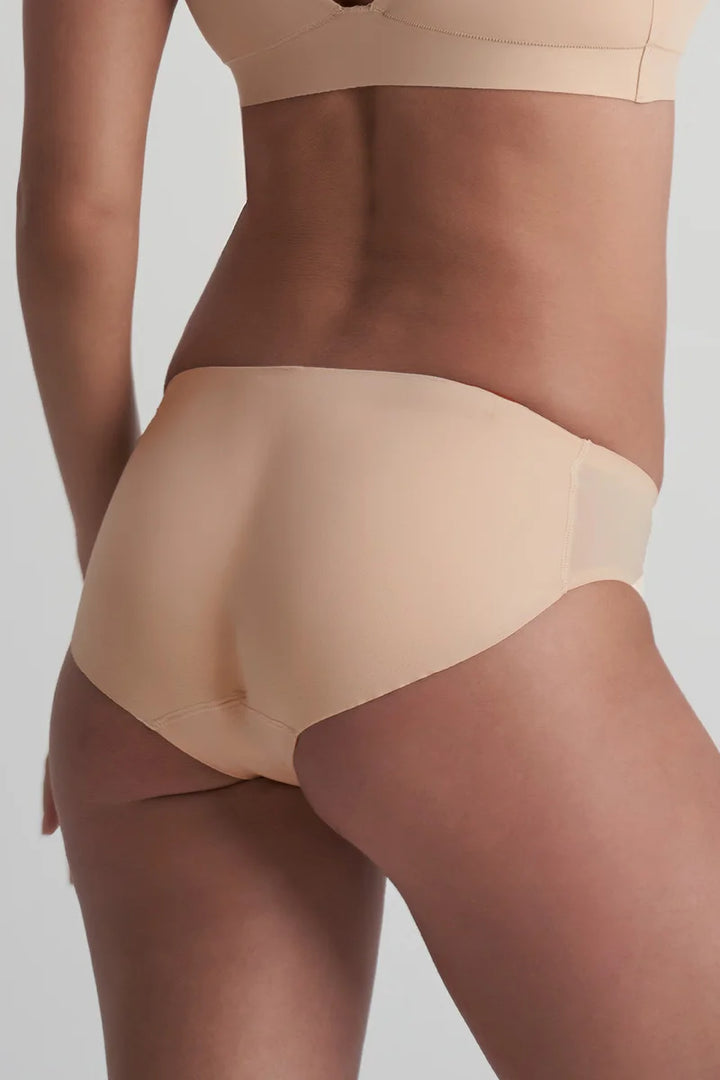 ByeBra - Bum Lifts & Underwear Padded Panties Low Waist Beige