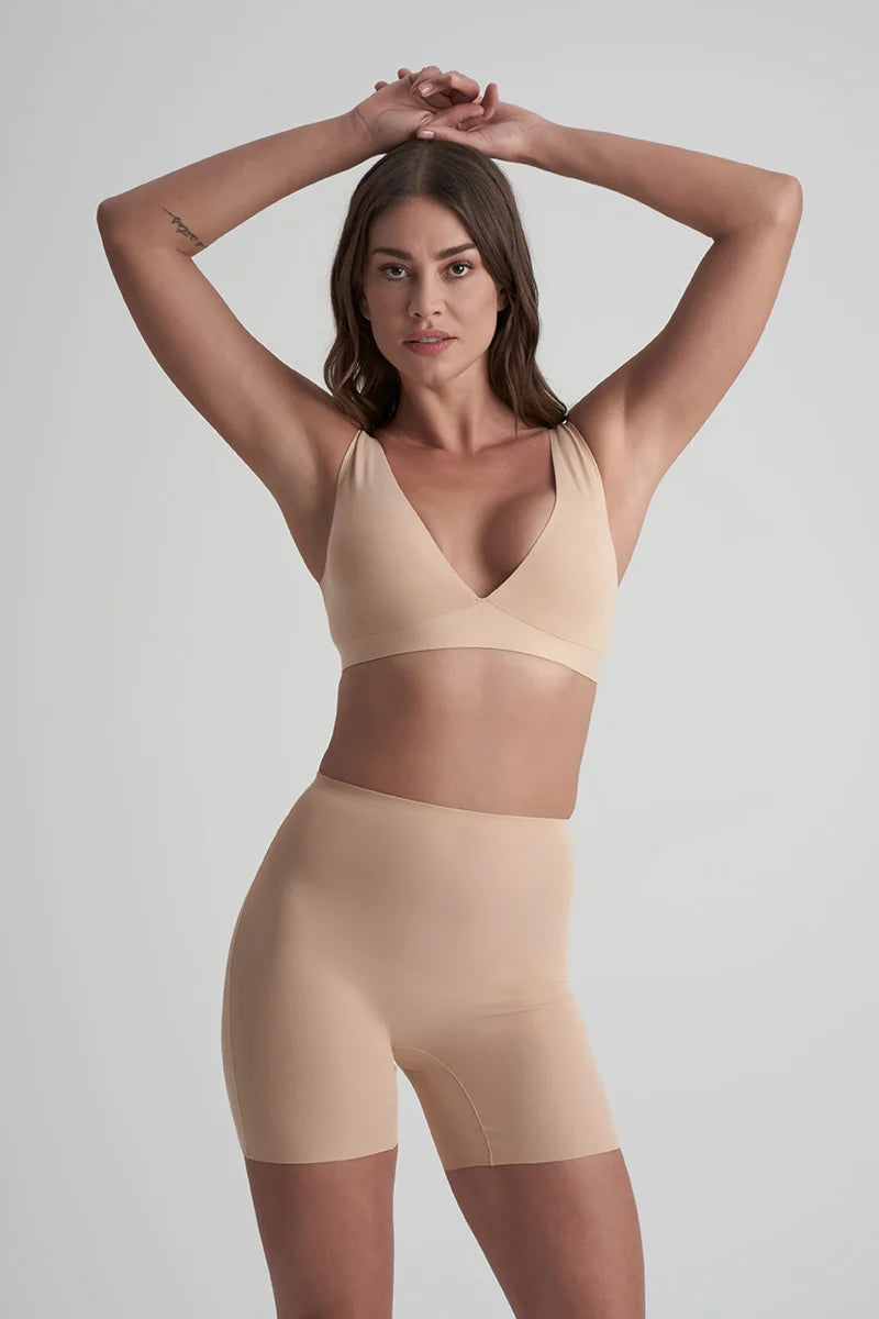 ByeBra - Bum Lifts & Underwear Padded Shorts Beige
