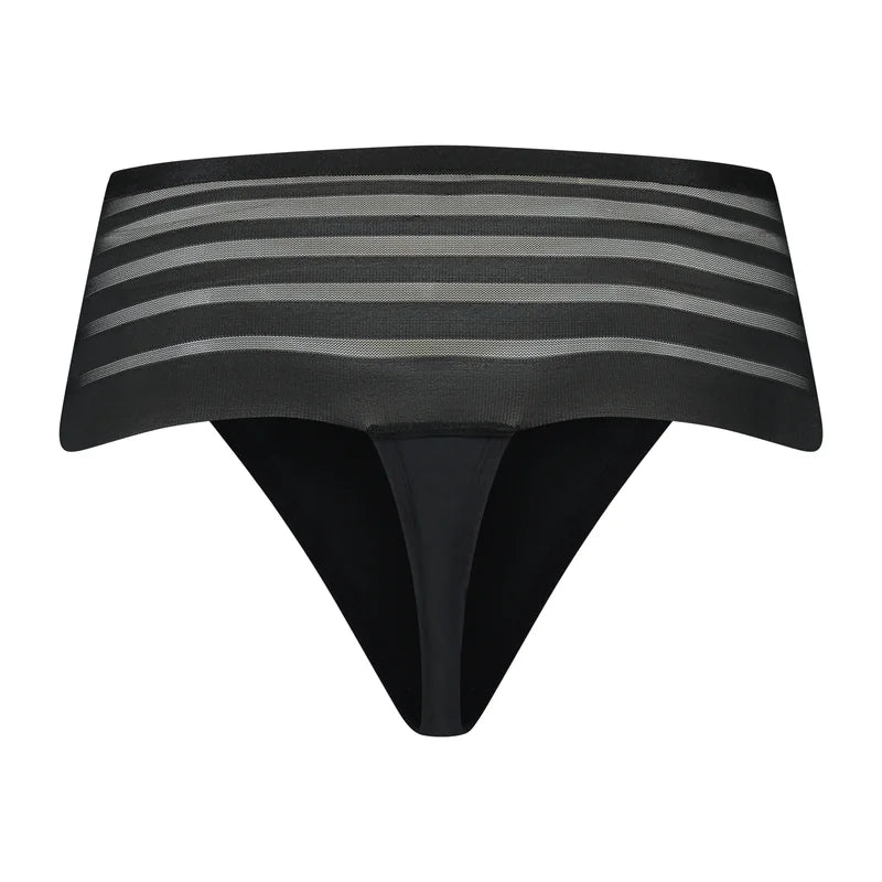 ByeBra - Leak-Proof Underwear Period Boxerstring Lace Low Flow Black