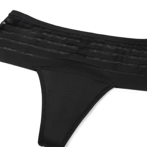 ByeBra - Leak-Proof Underwear Period Boxerstring Lace Low Flow Black