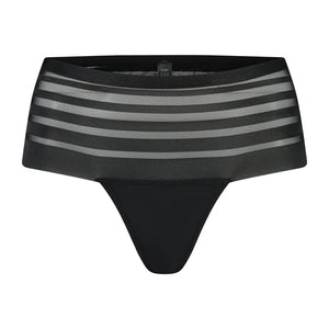 ByeBra - Leak-Proof Underwear Period Boxerstring Lace Low Flow Black