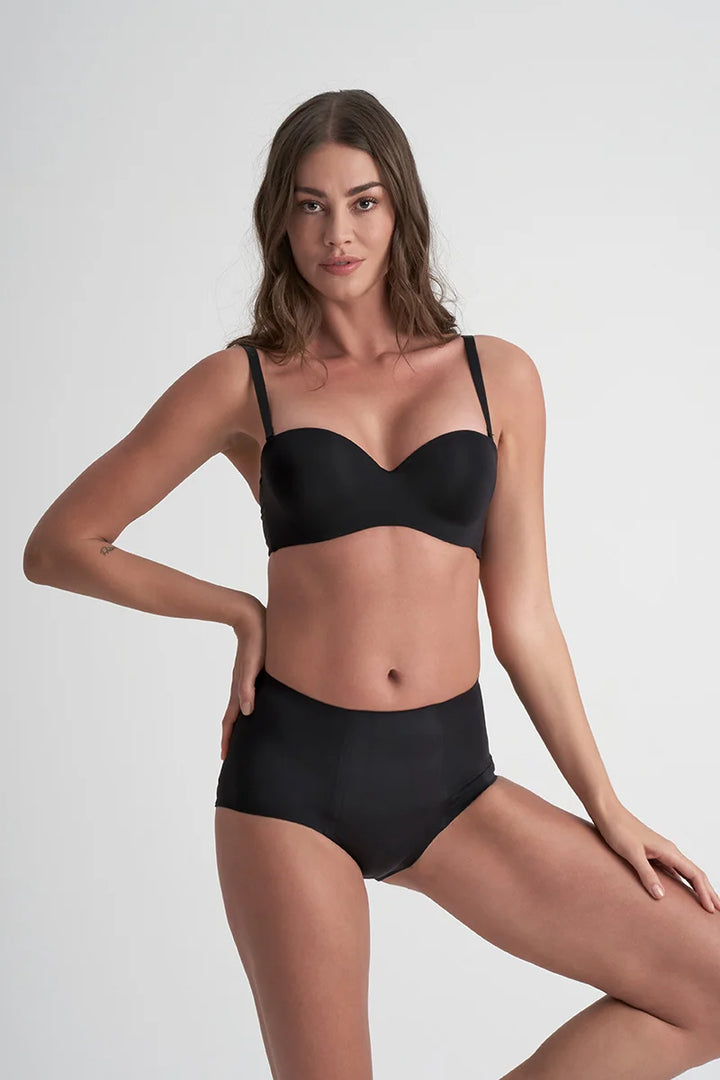 ByeBra - Leak-Proof Underwear Period High Brief Laminated High Flow Black