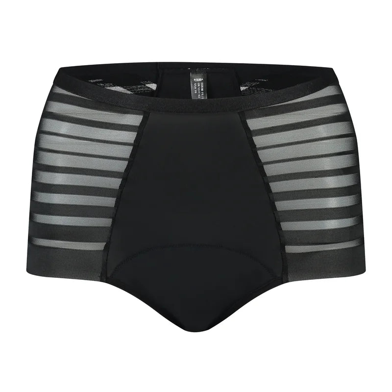 ByeBra - Leak-Proof Underwear Period High Brief Lace High Flow Black