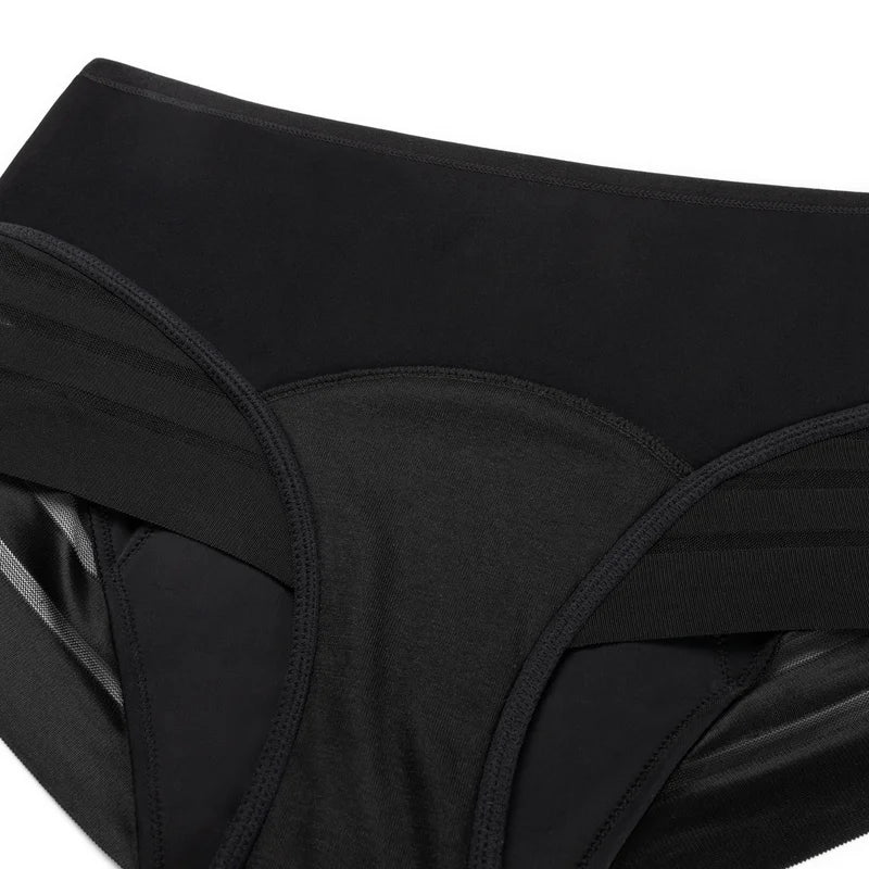 ByeBra - Leak-Proof Underwear Period Hipster Lace Medium Flow Black