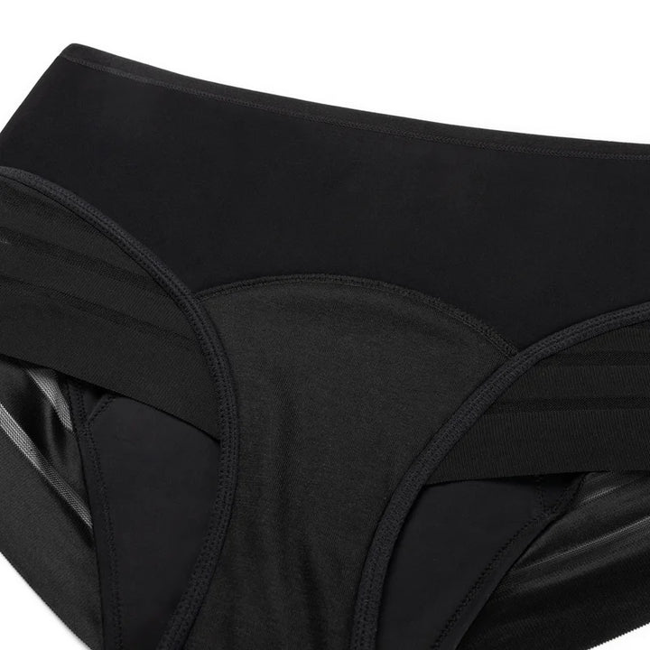 ByeBra - Leak-Proof Underwear Period Hipster Lace Medium Flow Black