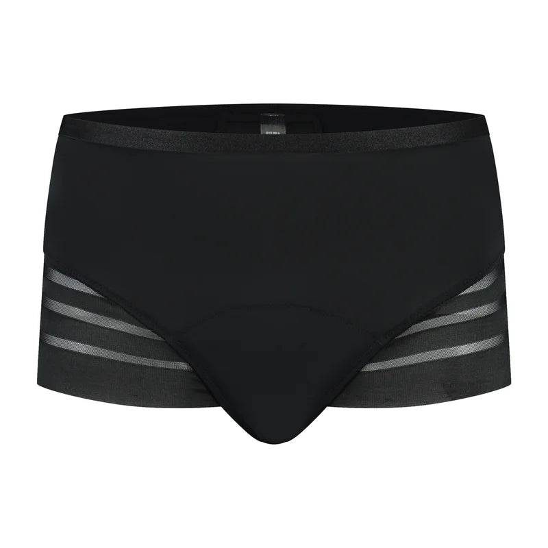 ByeBra - Leak-Proof Underwear Period Hipster Lace Medium Flow Black