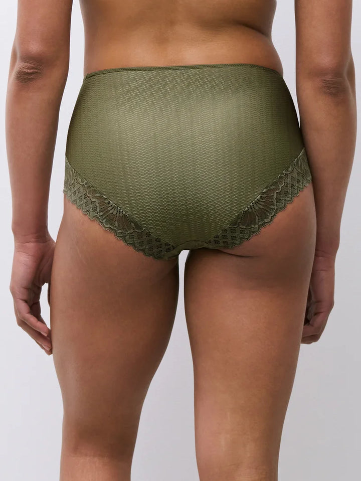 Chantelle - Sublime High-Waisted Support Full Brief Army Khaki