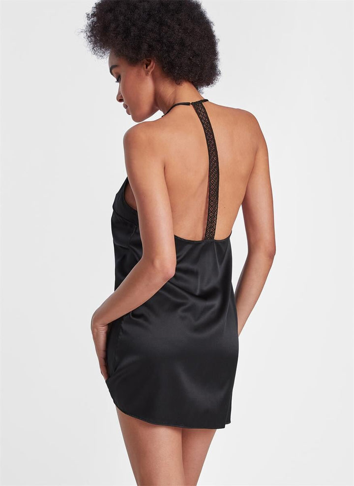 Aubade - Silk Desire Nightie Noir
