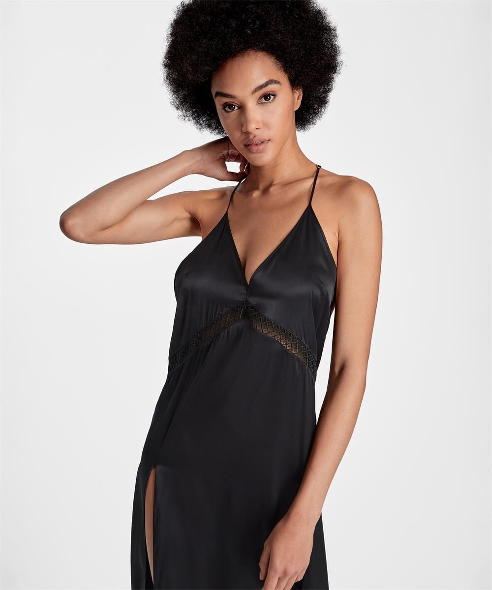 Aubade - Silk Desire Long Nightie Longue Silk Noir