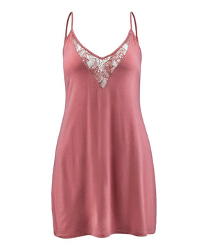 Aubade - Lazy Days Long Nightdress Rosewood