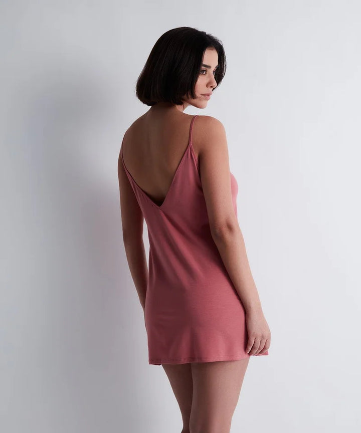 Aubade - Lazy Days Long Nightdress Rosewood