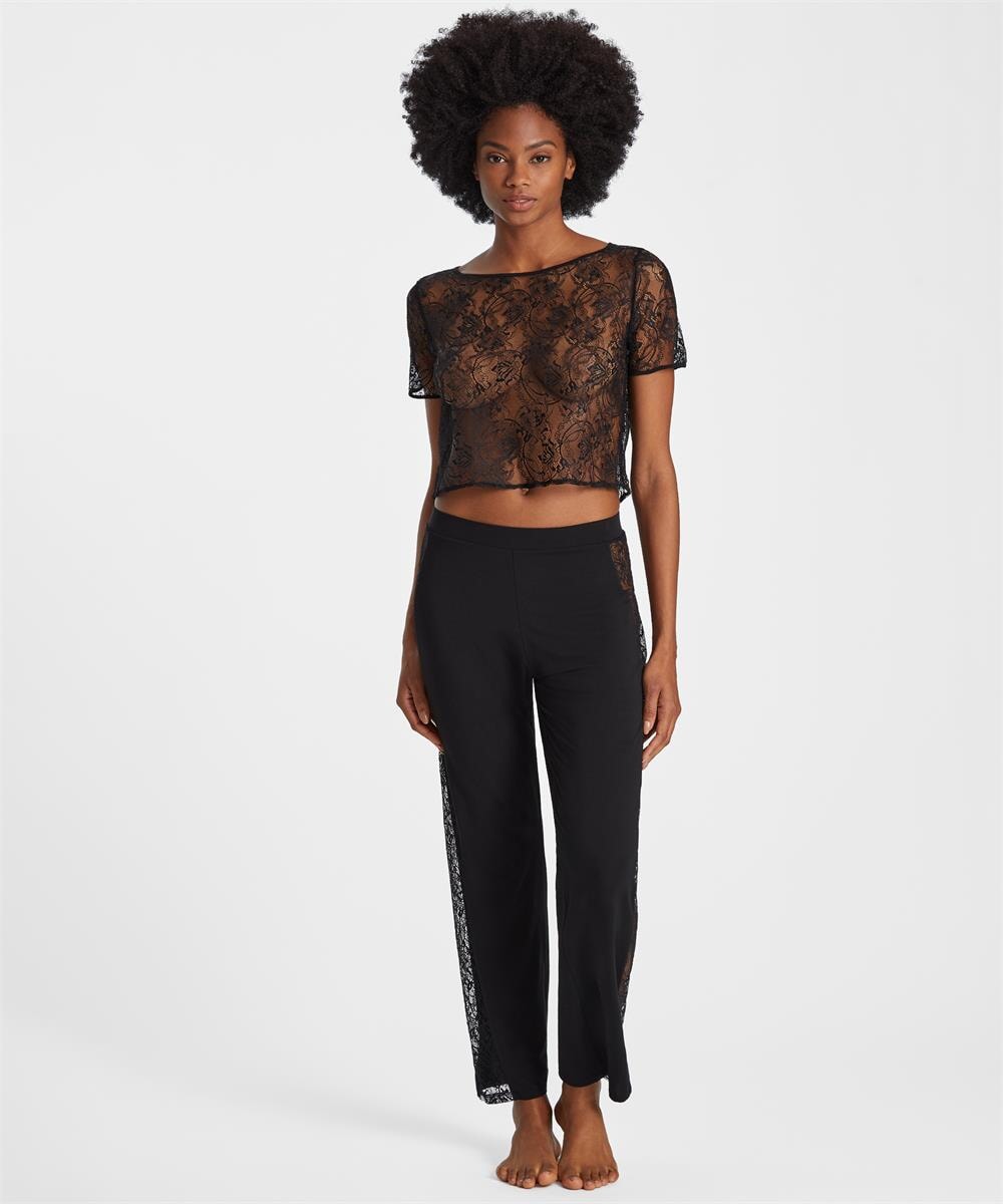 Aubade - Lazy Days Long Sleeve Top Noir Top Aubade 