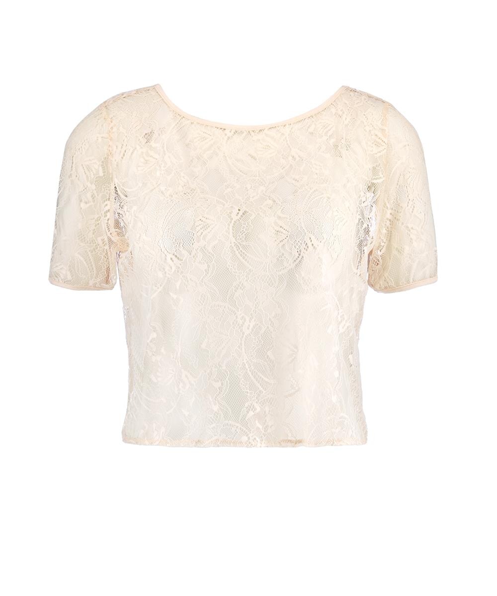 Aubade - Lazy Days Short Sleeve Top Petal