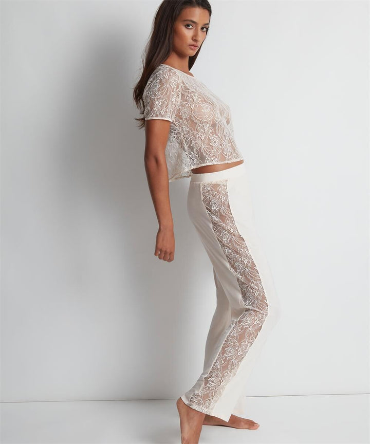 Aubade - Lazy Days Short Sleeve Top Petal