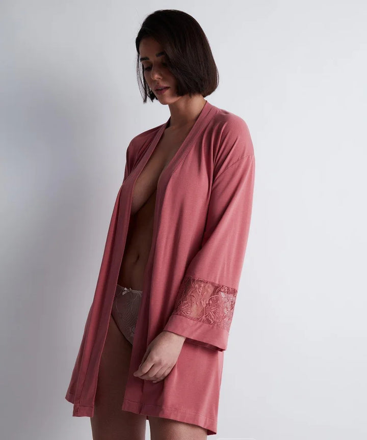 Aubade - Lazy Days Kimono Rosewood
