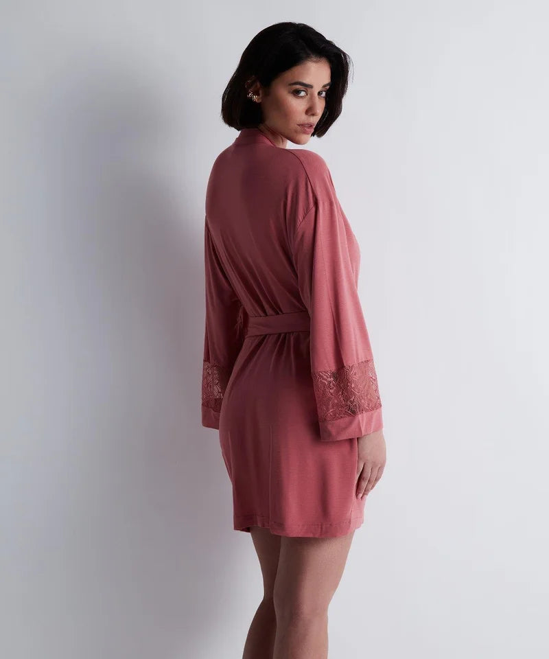 Aubade - Lazy Days Kimono Rosewood