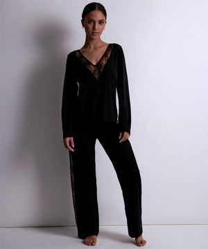 Aubade - Lazy Days Long Sleeve Top Noir