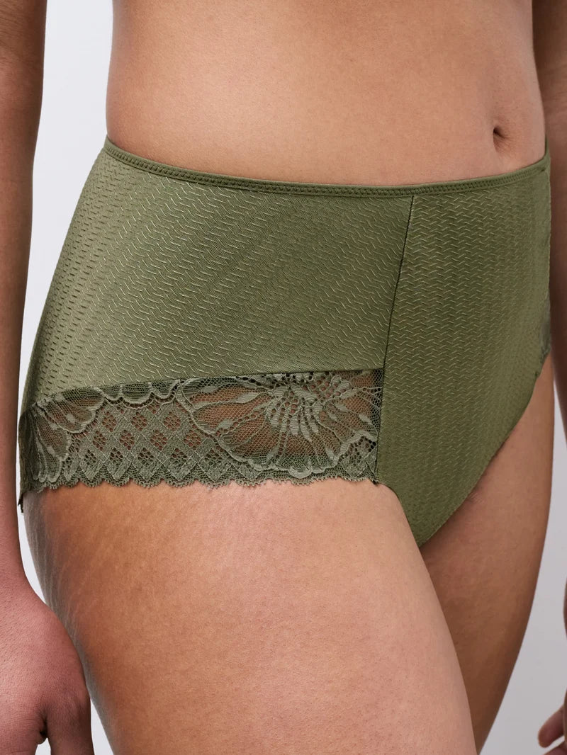Chantelle - Sublime High-Waisted Support Full Brief Army Khaki