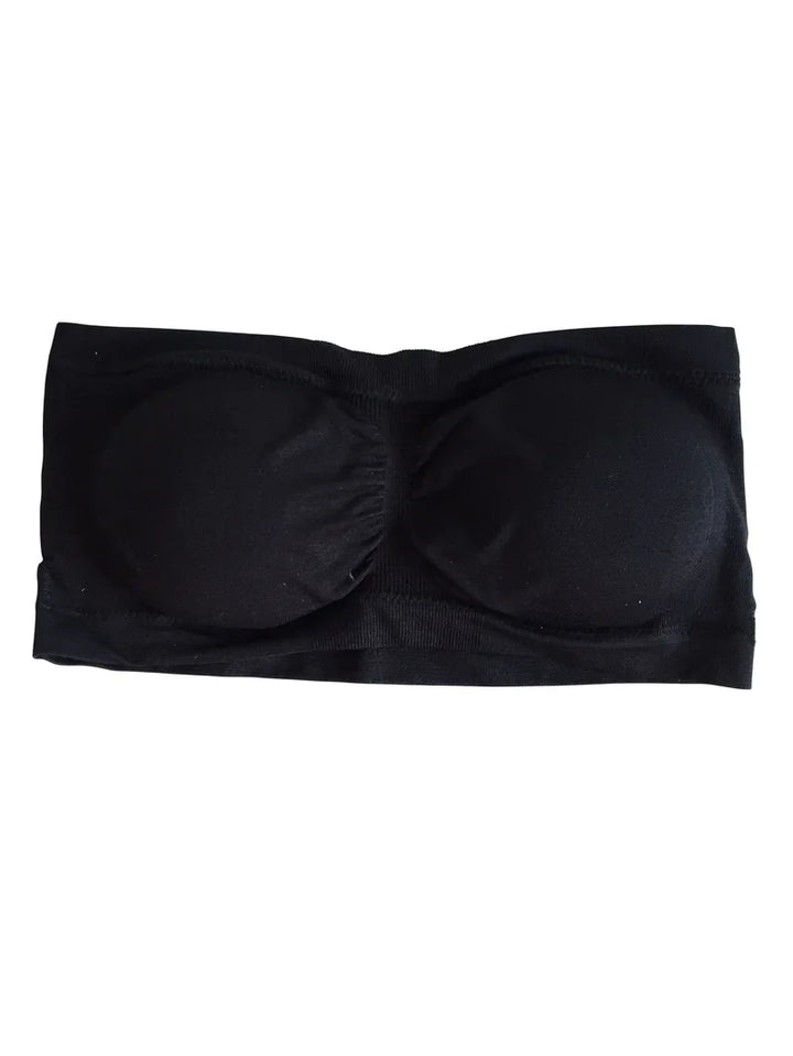 Secret Weapons - Simply Shapely Bandeau Bra Black