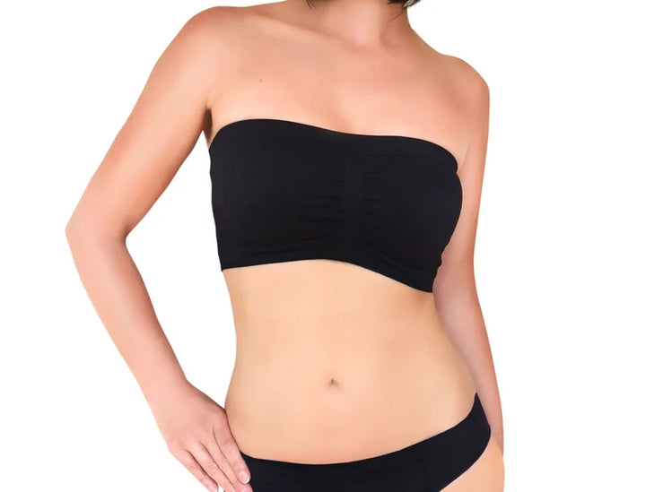 Secret Weapons - Simply Shapely Bandeau Bra Black