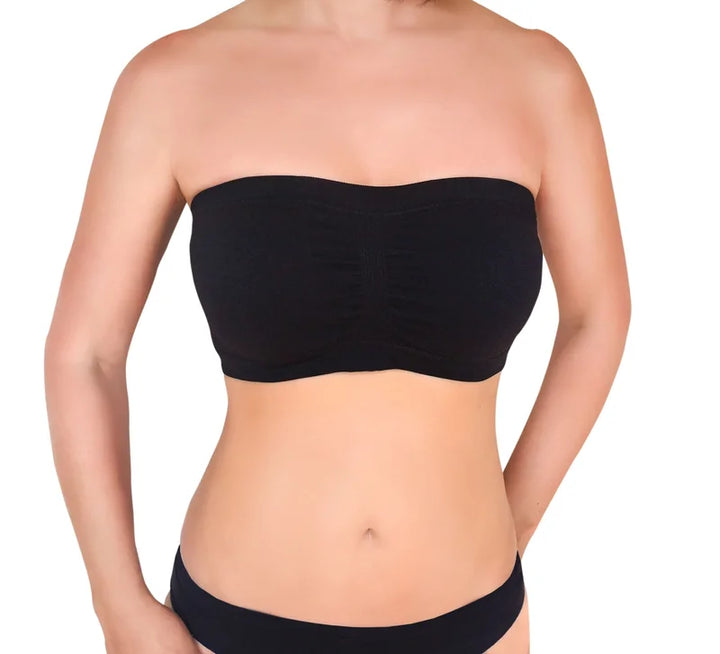 Secret Weapons - Simply Shapely Bandeau Bra Black
