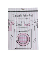 Secret Weapons - Fashion Essentials Lingerie Wash Bag (35cm By 40cm) Pink And White
