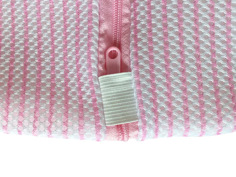 Secret Weapons - Fashion Essentials Lingerie Wash Bag (35cm By 40cm) Pink And White
