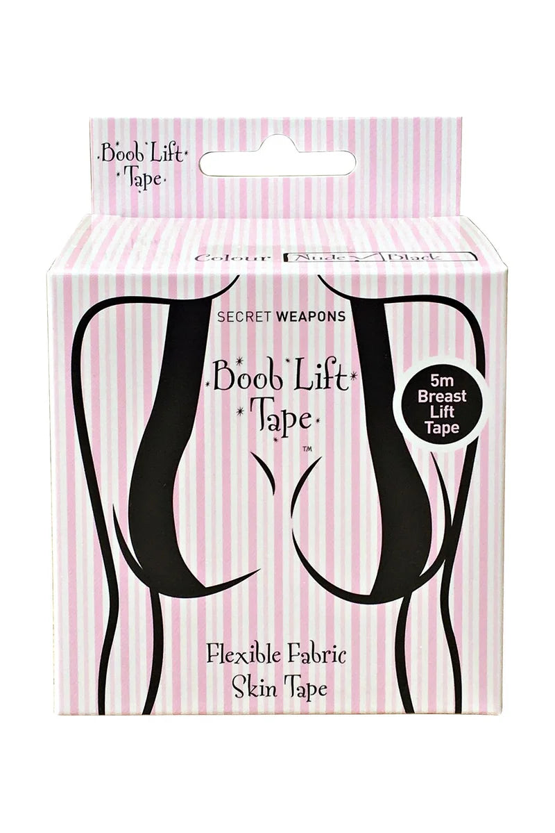 Secret Weapons - Fashion Essentials Fabric Boob Lift Tape (5 Metre Roll) Black