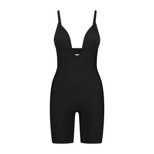 ByeBra - Sculpting Shapewear (Strong Support) Sculpting Bodysuit Deep V Black