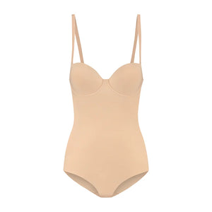 ByeBra - Sculpting Shapewear (Strong Support) Sculpting Bodysuit Padded Wire Beige