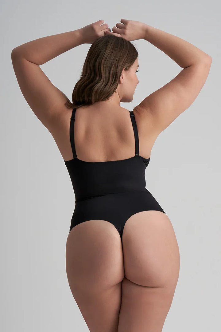 ByeBra - Sculpting Shapewear (Strong Support) Sculpting Bodysuit Padded Wire Free Black