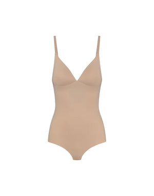 ByeBra - Sculpting Shapewear (Strong Support) Sculpting Bodysuit Padded Wire Free Beige