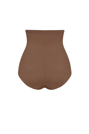 ByeBra - Sculpting Shapewear (Strong Support) Sculpting High Waist Brief Cocoa